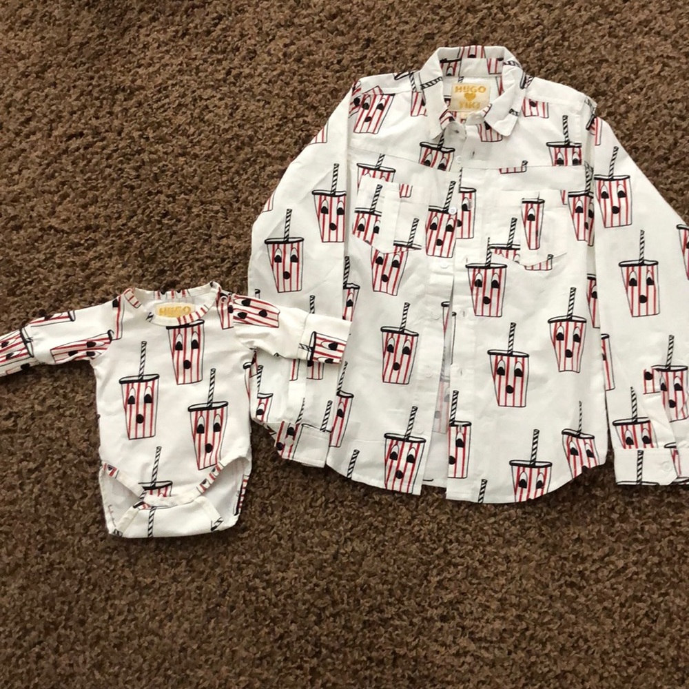 Onesie is sold but 10T boys shirt is available!